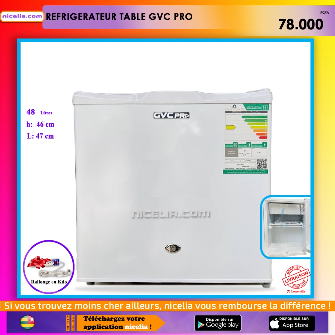 Réfrigérateur table gvc pro