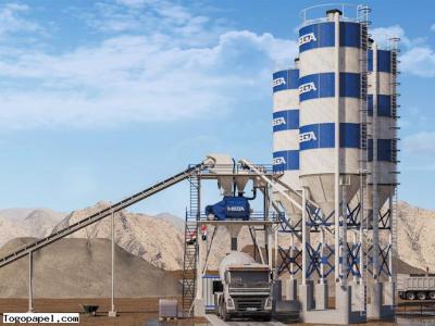 CENTRALE A BETON 90 m3 – MELANGEUR A DOUBLE ARBRE (ITALIEN)