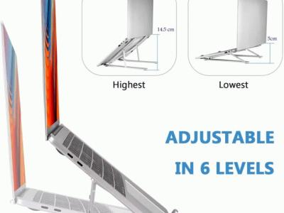 Support pc/tablettes et autres en aluminium 