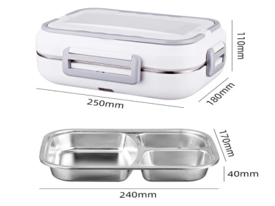 LUNCH BOX INTÉRIEUR ACIER INOXYDABLE 2IN1 