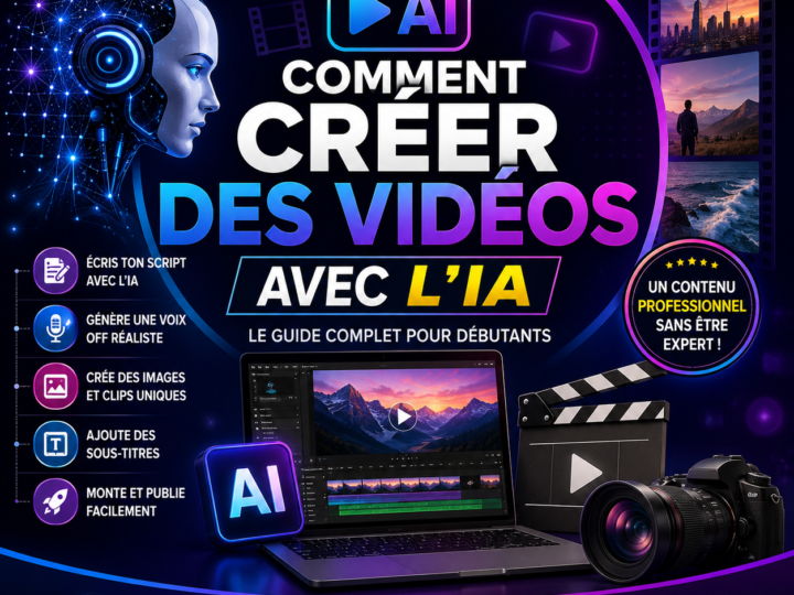 Créé des vidéos et film avec IA formation complet