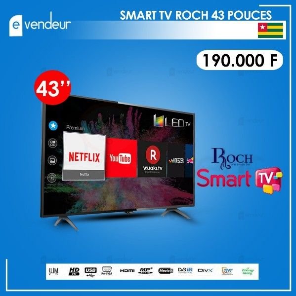 SMART TV ROCH 43 POUCES