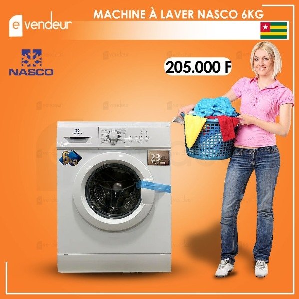 MACHINE A LAVER NASCO 6Kg