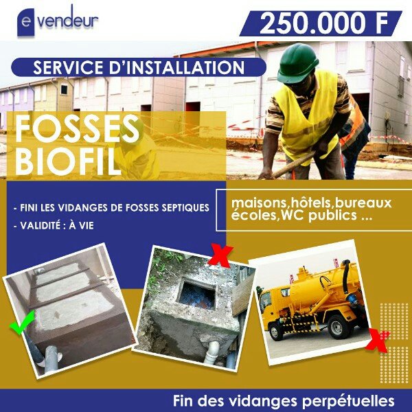 SERVICE D&rsquo;INSTALLATION DES FOSSES BIOFIL
