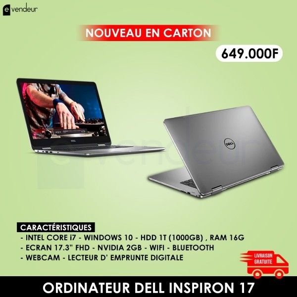 ORDINATEUR DELL INSPIRON 17