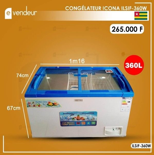 CONGÉLATEURS ICONA ILSIF-360W