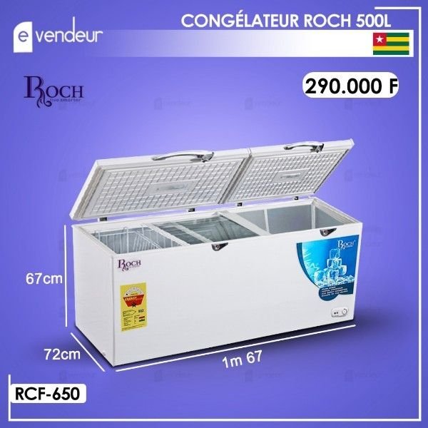 CONGÉLATEUR ROCH 500L