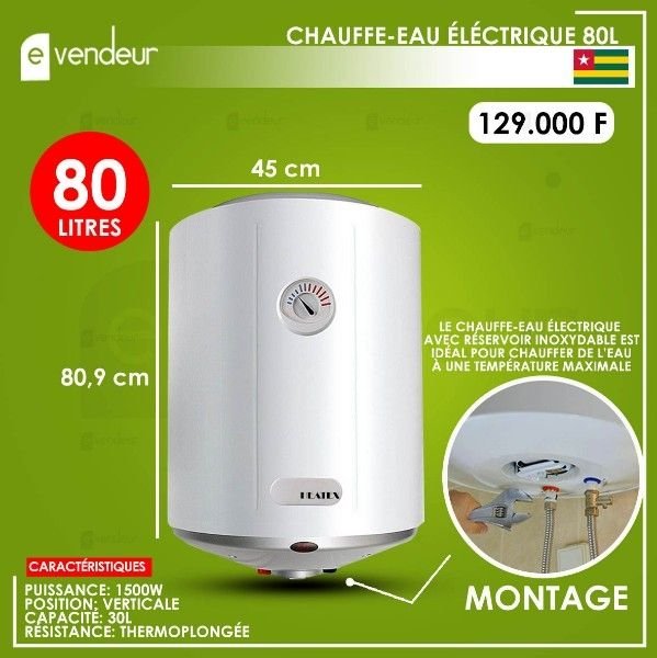 CHAUFFES EAU ÉLECTRIQUES