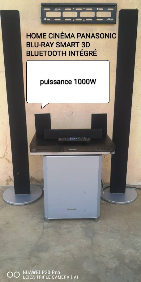 HOME CINÉMA PANASONIC SMART 3D BLUETOOTH INTÉGRÉ… PUISSANCE DE SON 1000W