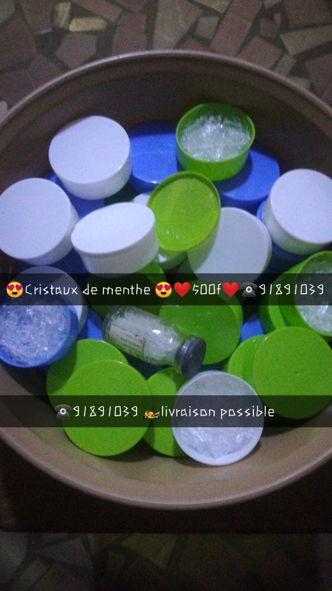 Menthe cristaux