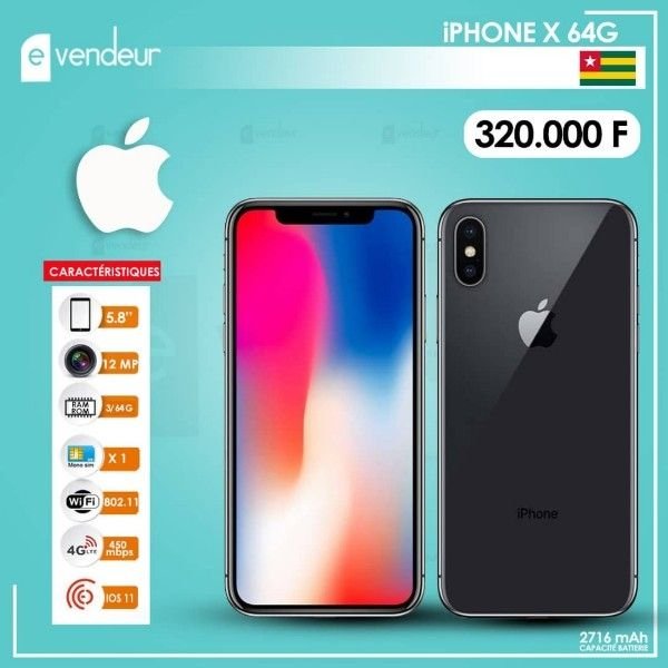Iphone X 64 Gb
