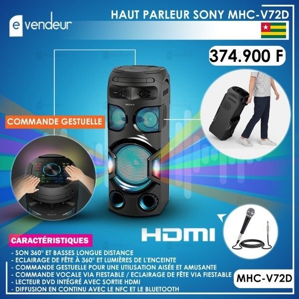 HAUT PARLEUR SONY