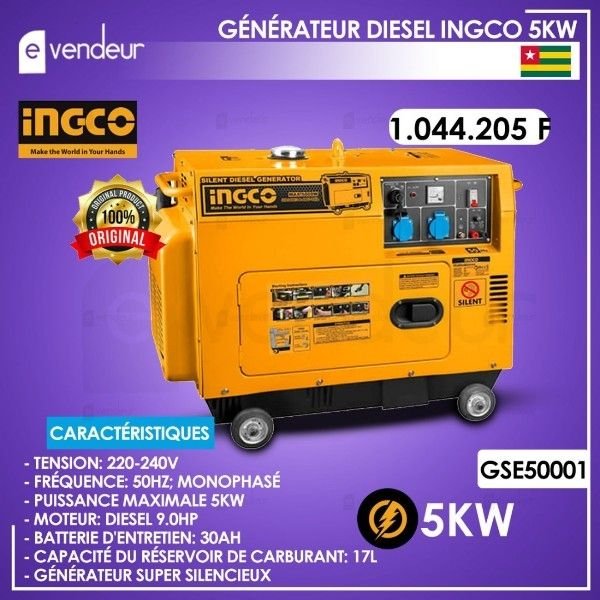 GÉNÉRATEURS INGCO
