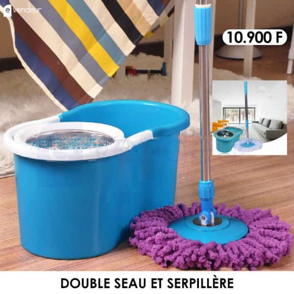 Double seau et serpillière