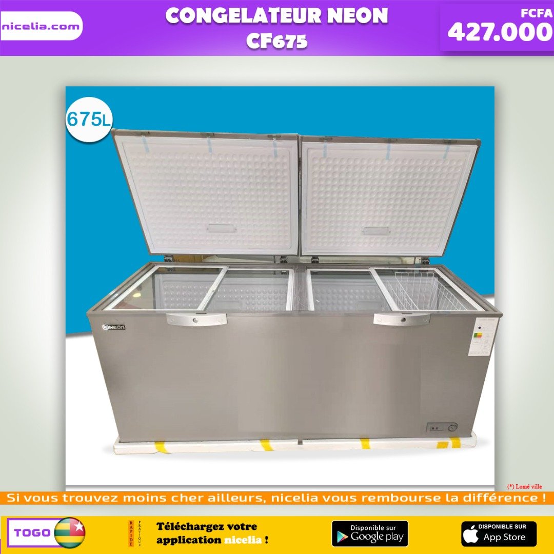 Congélateur néon cf 675