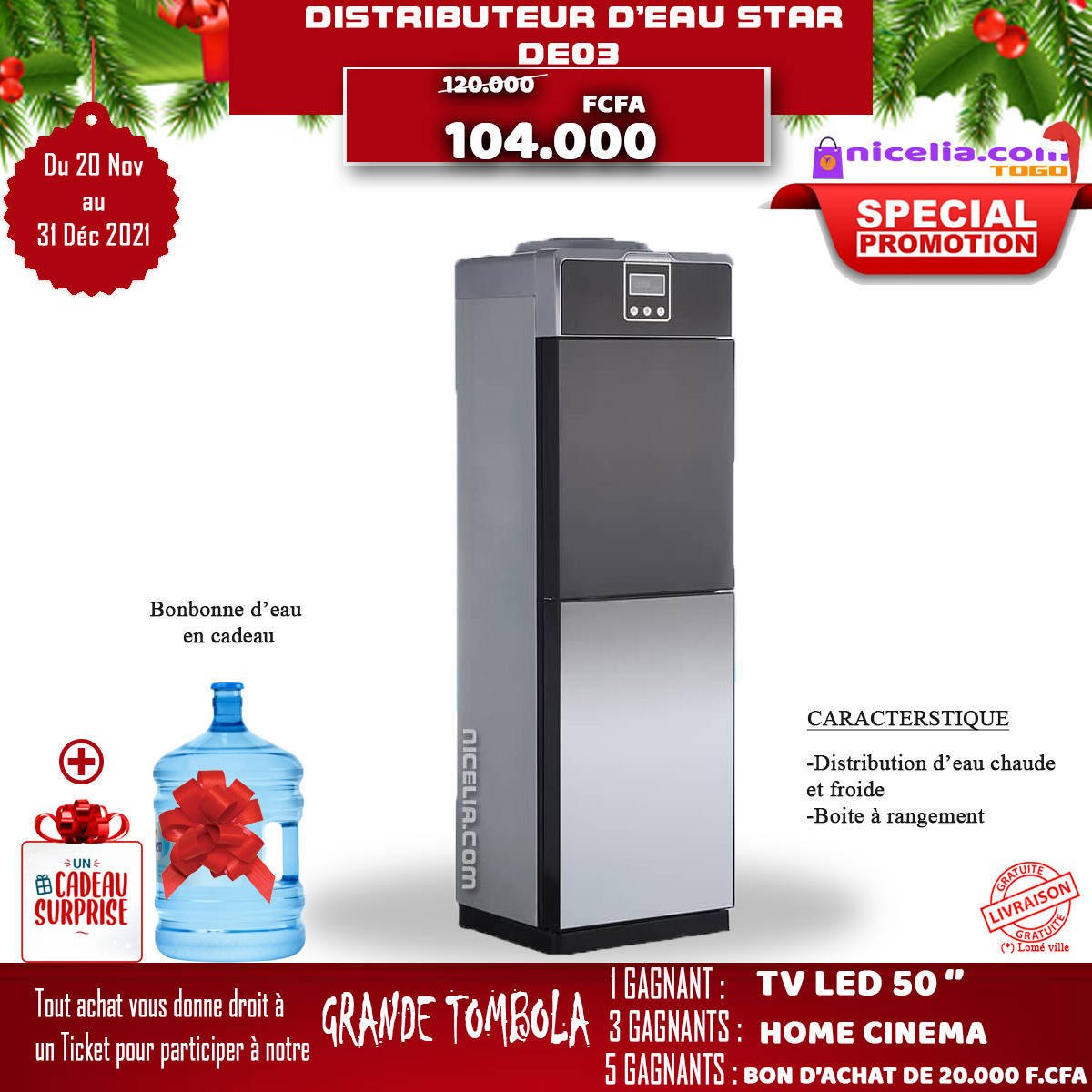Distributeur d&rsquo;eau star