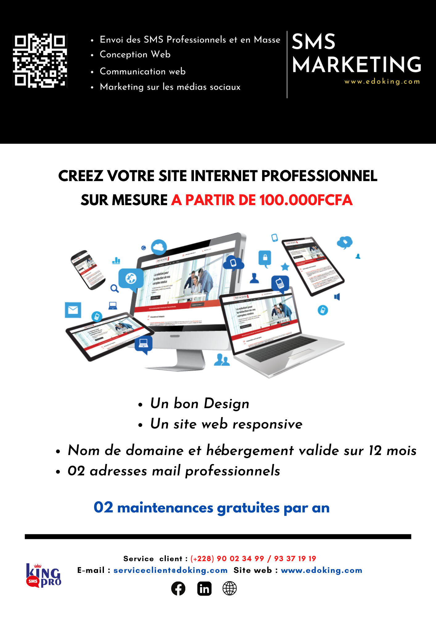 Création de site web professionnel