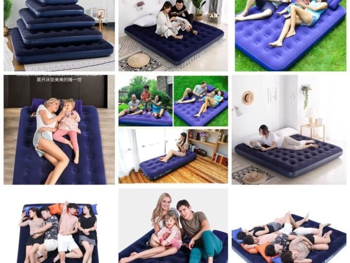 Matélas gonflable 2 place avec pompe